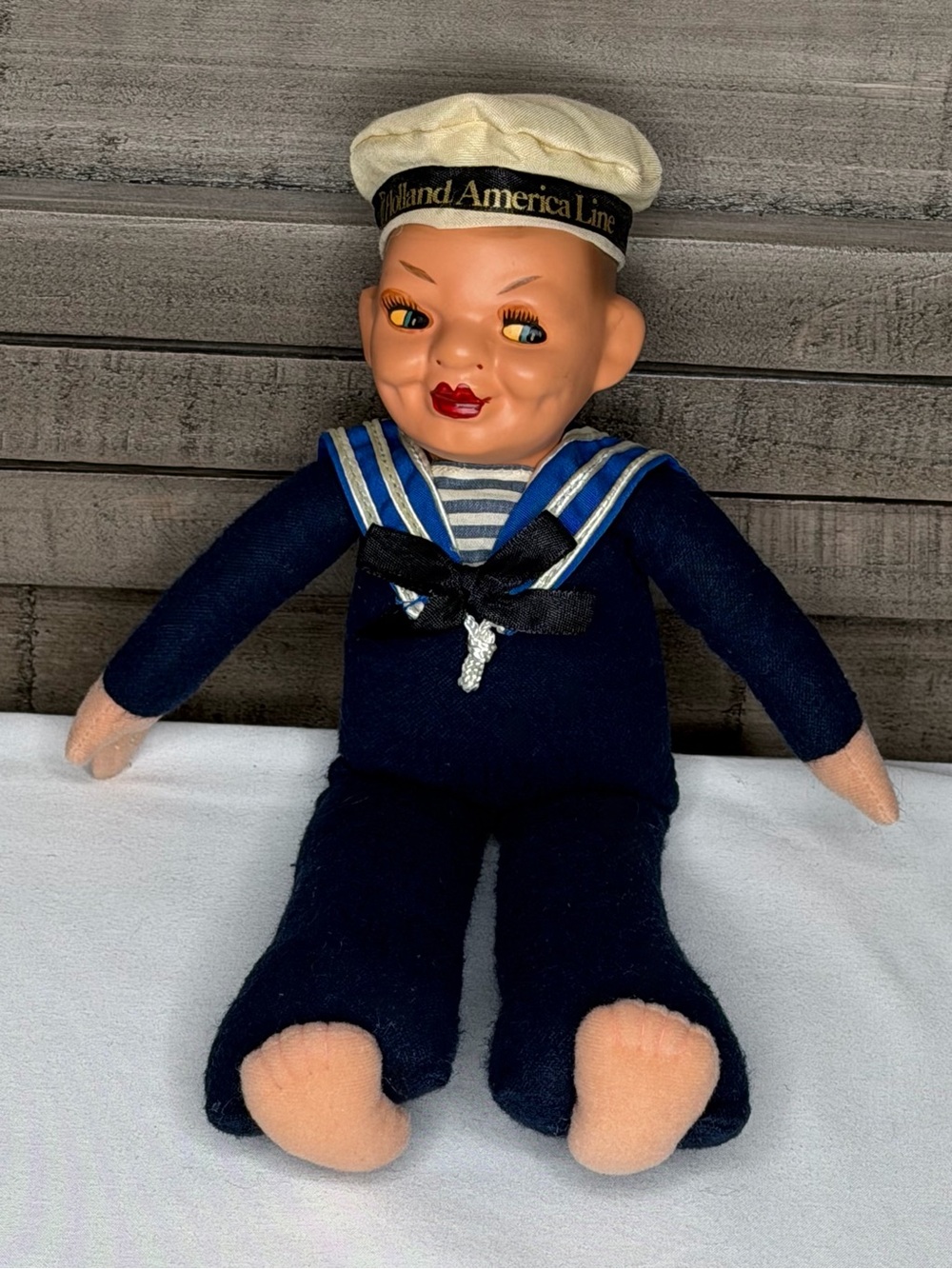 Vintage Norah Wellings Holland America Cruise Line Souvenir Sailor Doll